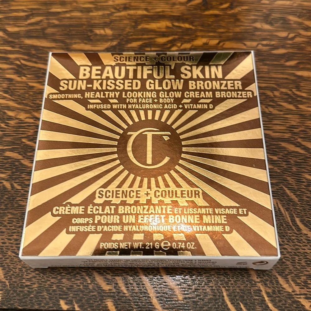 CHARLOTTE TILBURY BEAUTIFUL SKIN SUN-KISSED GLOW BRONZER in Shade 2 MEDIUM 🔥